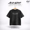 Vertebrae Acid Wash Oversize T-shirt