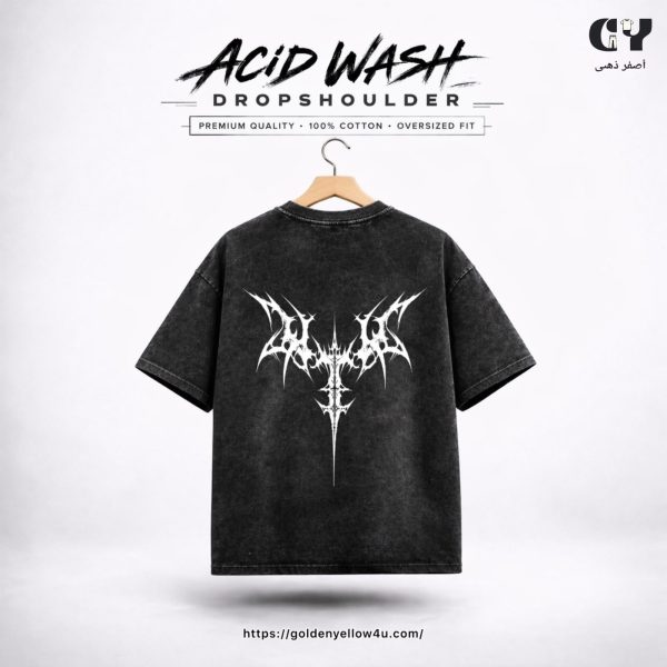 Sorrowful Acid Wash Oversize T-shirt