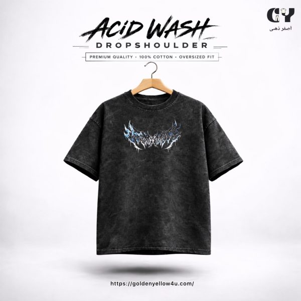 Plasma Acid Wash Oversize T-shirt