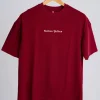 Solid Maroon Oversize T-shirt