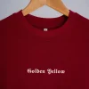 Solid Maroon Oversize T-shirt