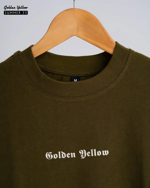 Solid Olive Oversize T-shirt