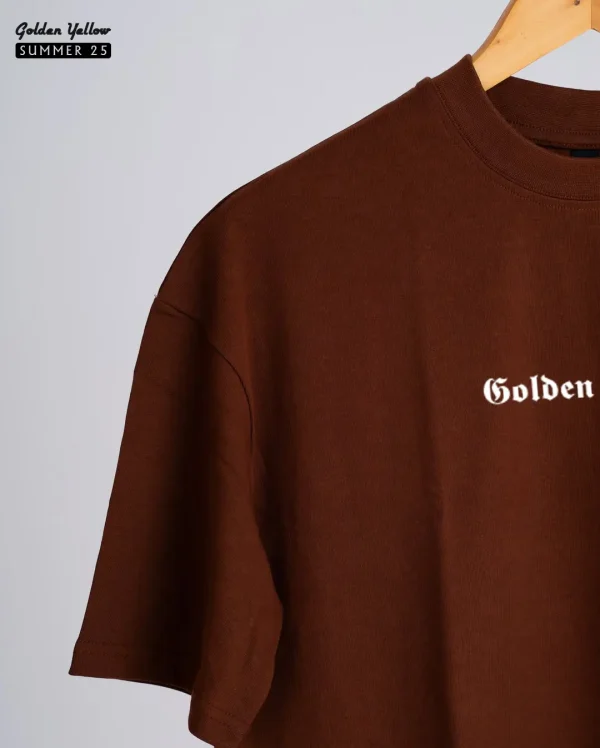 Solid Amber Oversize T-shirt