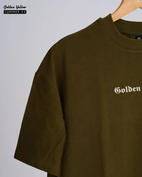 Solid Olive Oversize T-shirt