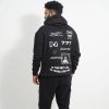777 Black Printed Hoodie