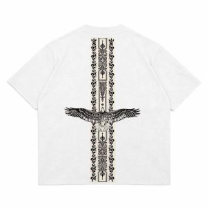 Hawkline oversize White t-shirt