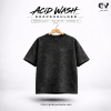 Solid Acid Wash Oversize T-shirt