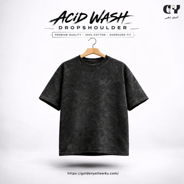 Solid Acid Wash Oversize T-shirt