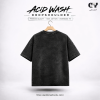 Solid Acid Wash Oversize T-shirt