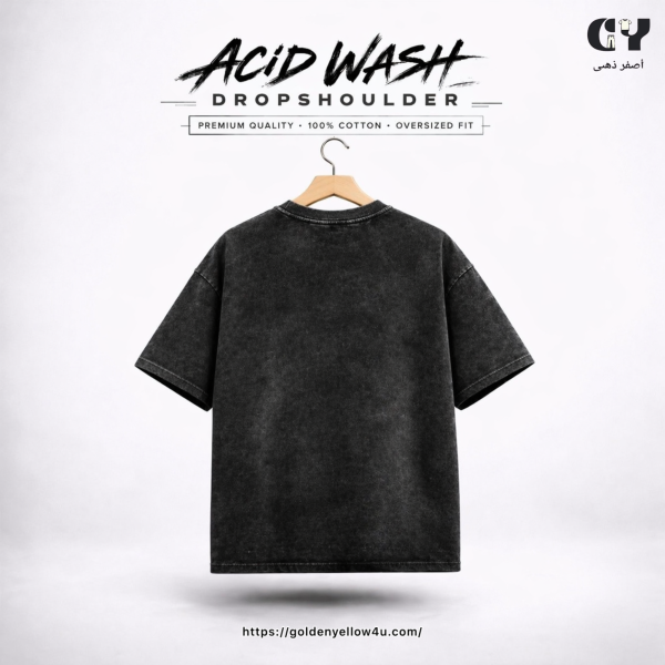 Solid Acid Wash Oversize T-shirt